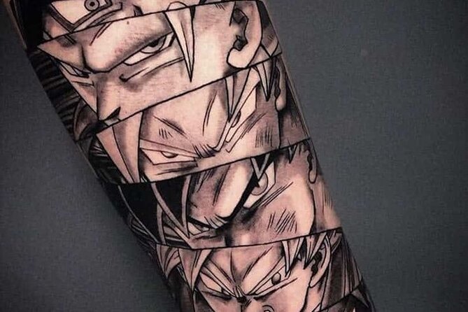 Japanese Anime Manga Tattoo Session Dragon Ball One Piece Pokemon - Preparing for the Tattoo Experience