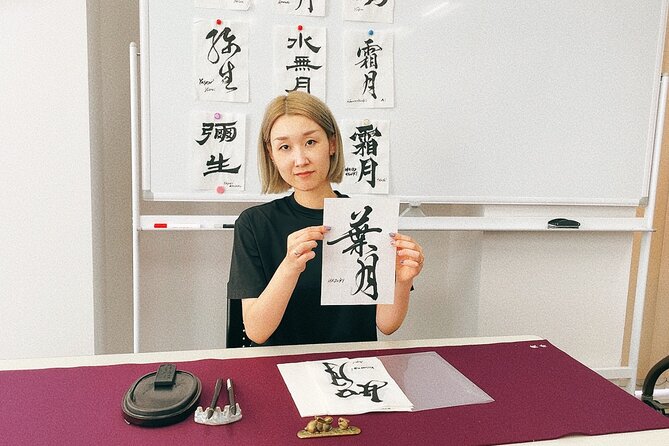 Japanese Calligraphy Experience in Tokyo - Included Souvenir