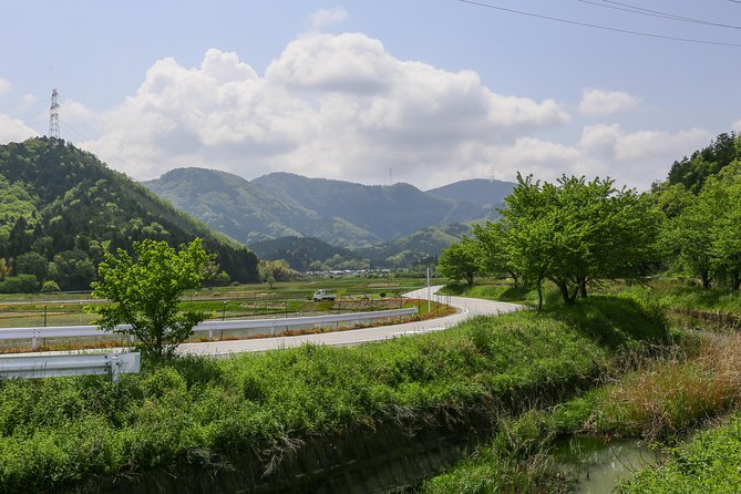 Japans Rural Life & Nature: Private Half Day Cycling Near Kyoto - Visiting the Iwaya Zenkodo Temple
