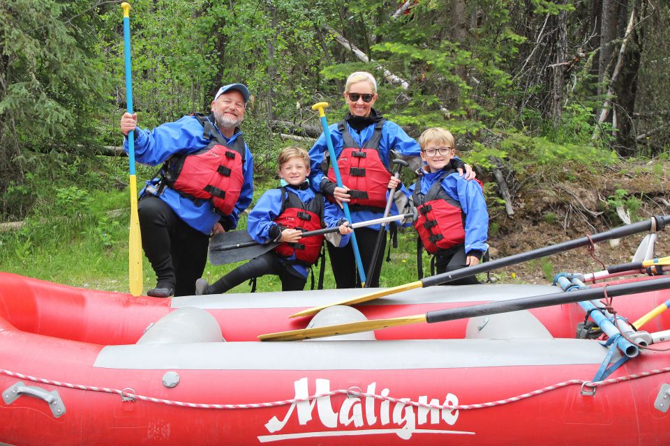 Jasper: Canyon Run Family Whitewater Rafting - Itinerary and Duration