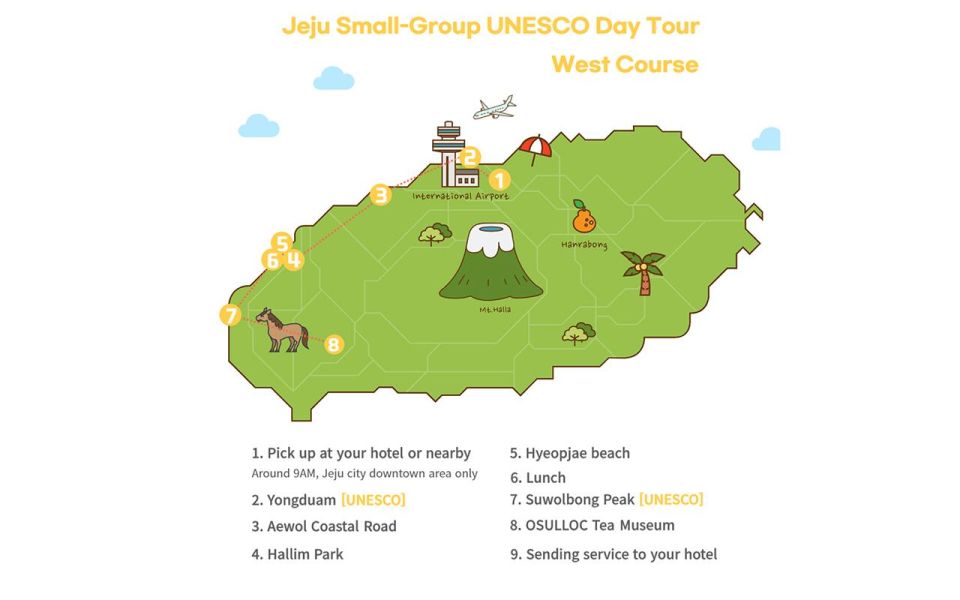 Jeju Premium Small Group UNESCO Day Tour - West - Osulloc Green Tea Fields and Tea Museum