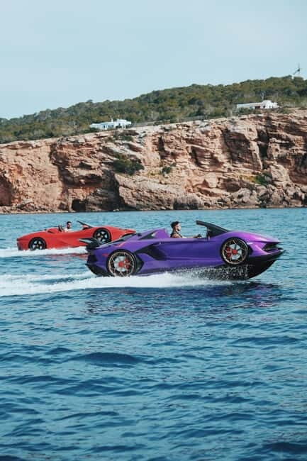 JetCar excursion - Super Sport SVJ or SF90 on water in Ibiza - What Is the JetCar Water Experience?