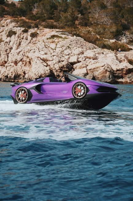 JetCar excursion - Super Sport SVJ or SF90 on water in Ibiza - The Starting and Ending Point