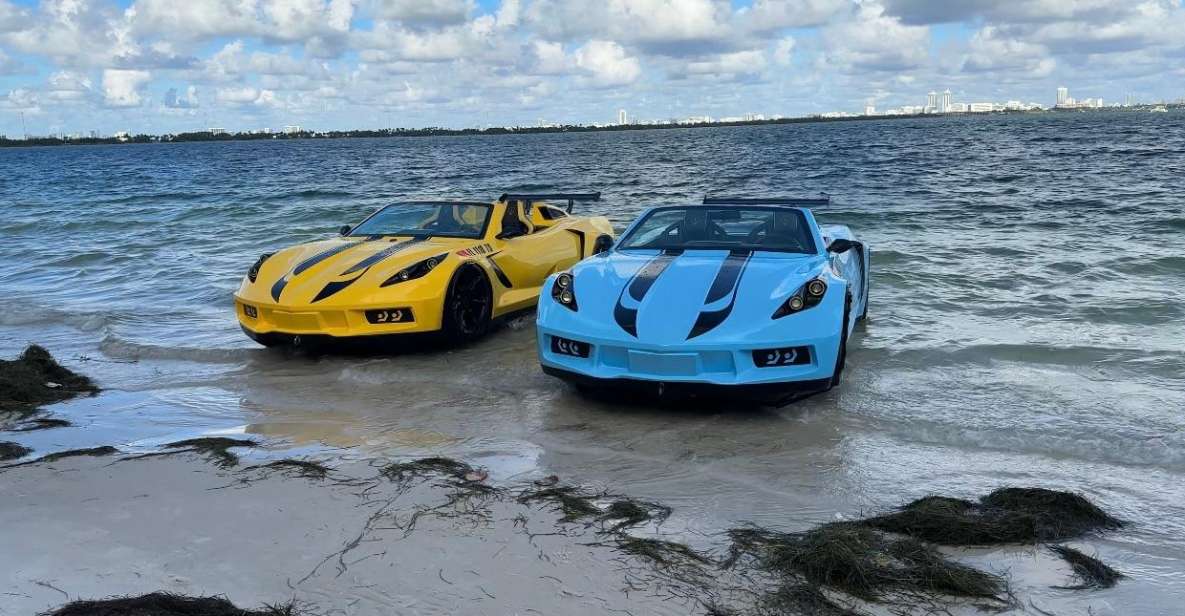 Jetcars in Miami Beach 1 Hour Tour - Key Points