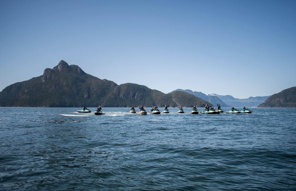 Jetski to Bowen Island, Incl Beer, Wine, Coffee or Icecream - Visiting Howe Sound UNESCO Fjord