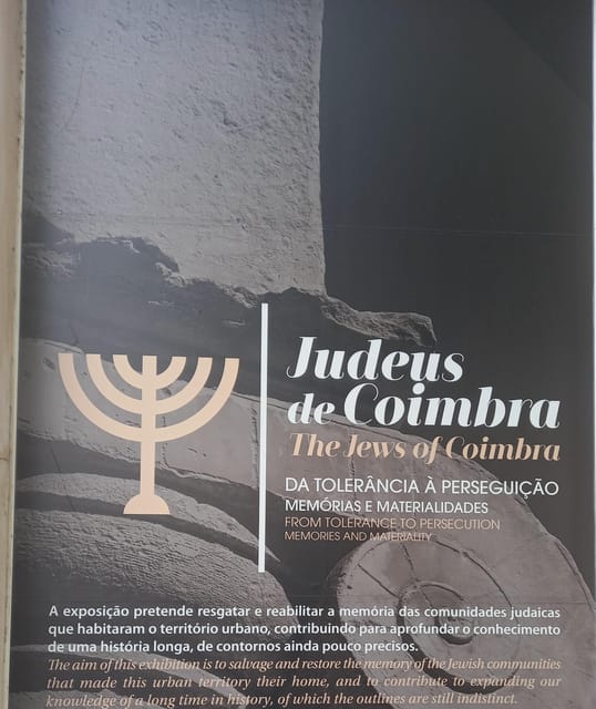 Jewish Coimbra Tour - Key Points