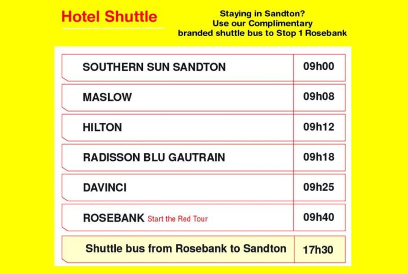 Johannesburg: Hop-On Hop-Off Bus With Optional Soweto Tour - Logistics and Accessibility