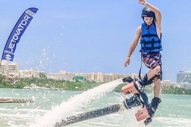 Jump in the air like a dolphin with the Flyboard extreme activity in Cancun - What is Flyboarding in Cancun?