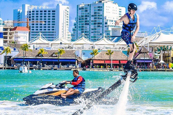 Jump in the air like a dolphin with the Flyboard extreme activity in Cancun - What Makes This Experience Special?