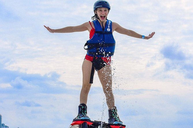 Jump in the air like a dolphin with the Flyboard extreme activity in Cancun - What Travelers Are Saying