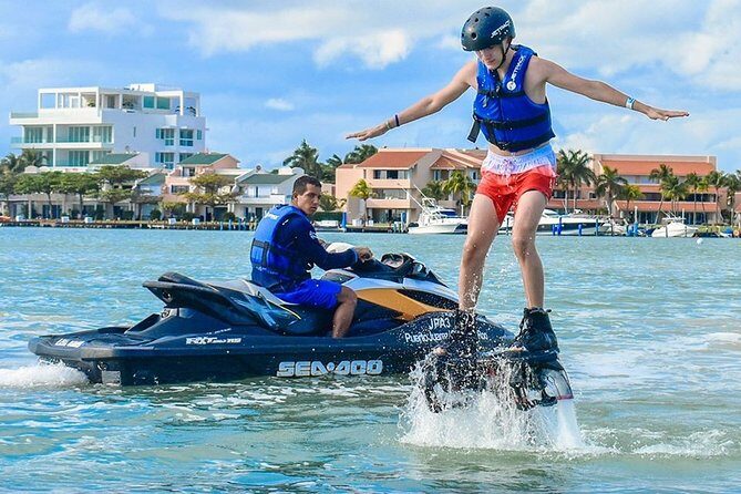 Jump in the air like a dolphin with the Flyboard extreme activity in Cancun - Frequently Asked Questions