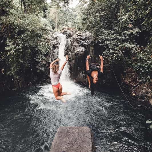 Jumping Sliding at Aling- Aling Waterfall and Handara Gate - Waterfall Activities and Features