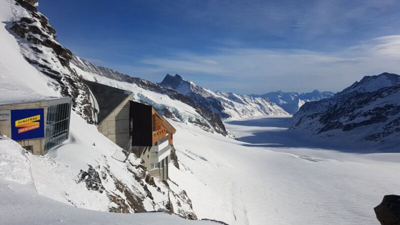 Jungfraujoch Top of Europe: A Self-Guided Alpine Adventure - Enjoying the Outdoor Observation Deck