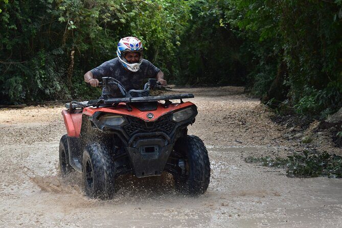 Jungle ATV Adventure Tour with Cenote swim and Zipline activity - Key Points