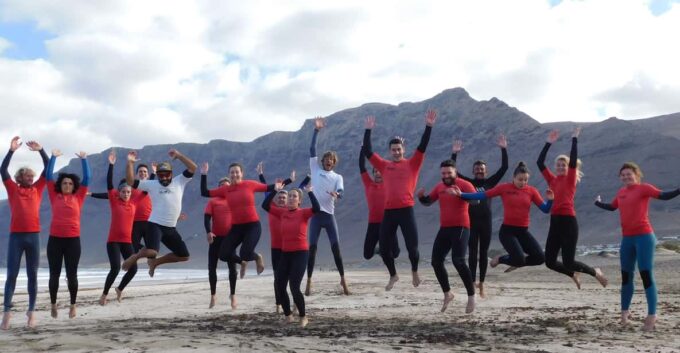 Kalufa Surf School in Caleta De Famara, Lanzarote - The Surf Experience in Caleta De Famara