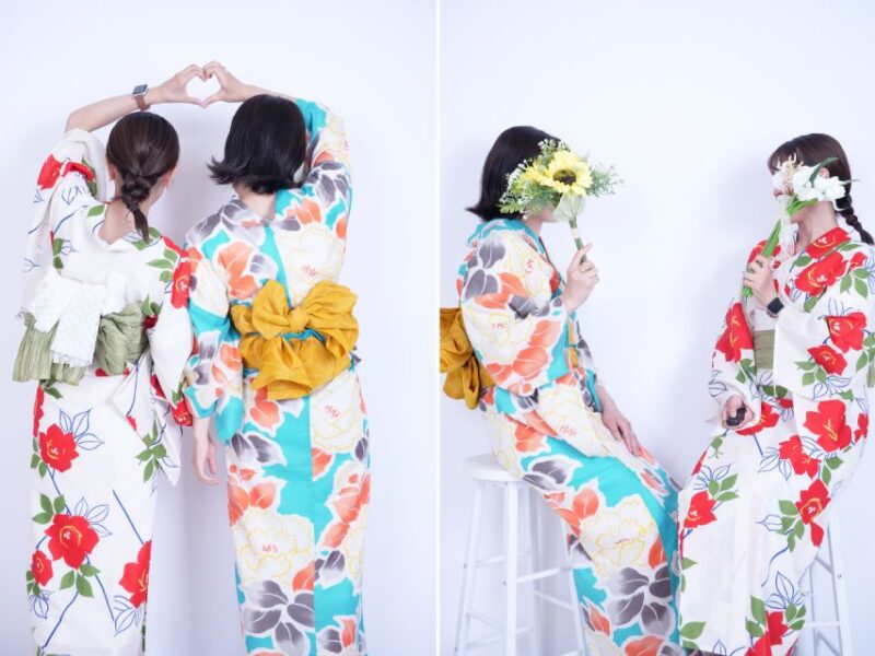 Kanazawa: Selfie Photo Experience With Rental Kimono - Color - Accessibility Information