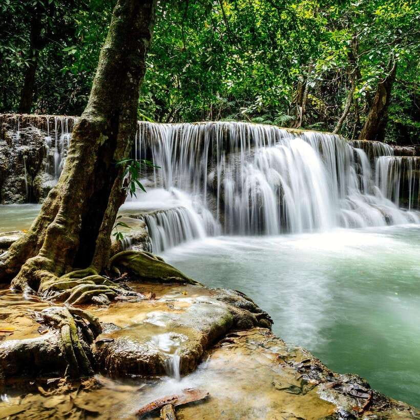 Kanchanaburi: River Kwai, Erawan Falls, and Elephant Tour - Key Points