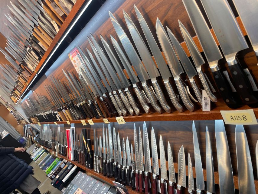 Kappabashi Kitchenware Shopping and Asakusa Lunch - Monja Lunch Experience
