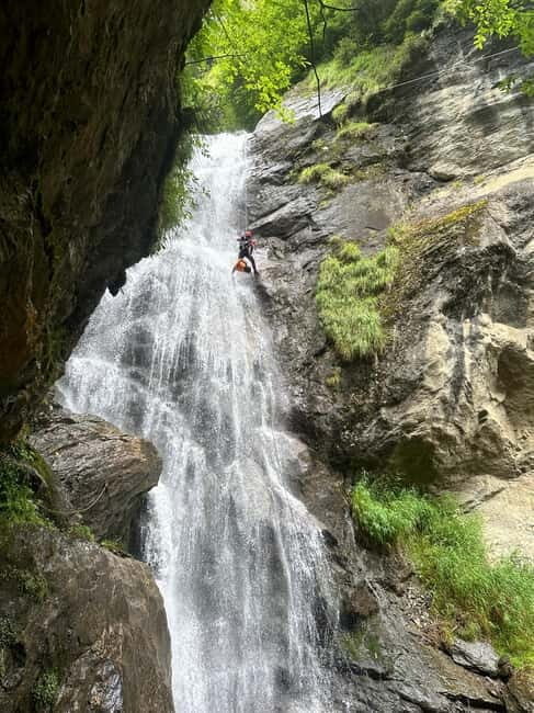 Kaprun: Canyoning, Rappeling in Grubbach - Key Points