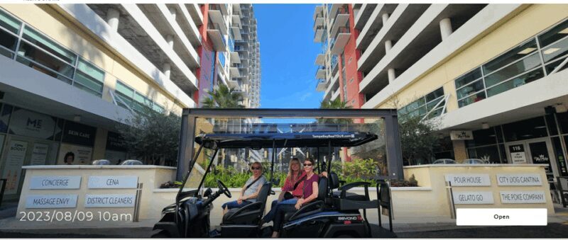 Karaoke Golf Cart City Tour Tampa! - Key Points