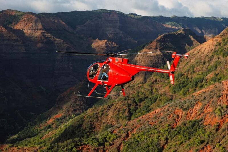 Kauai: Hughes 500 4-Passenger Doors-Off Helicopter Flight - Key Points