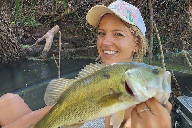 Kayak FISHING Down The Verde River Full Day 20 min from Sedona - Key Points