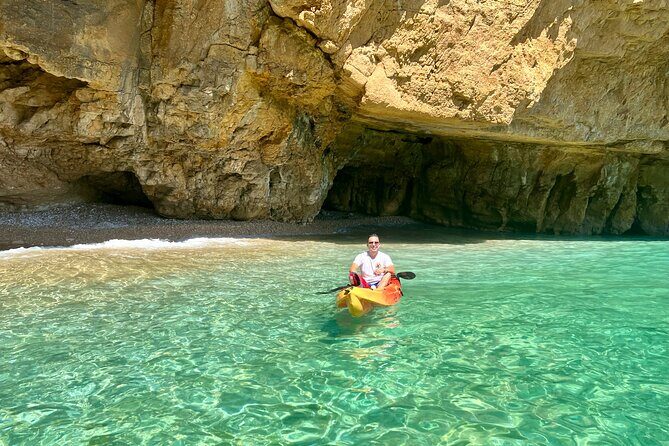 Kayak Javea Guided Cala Granadella, llop marí cave, cala en caló - Exploring the Kayak Javea Guided Cala Granadella, Llop Marí Cave, Cala en Caló