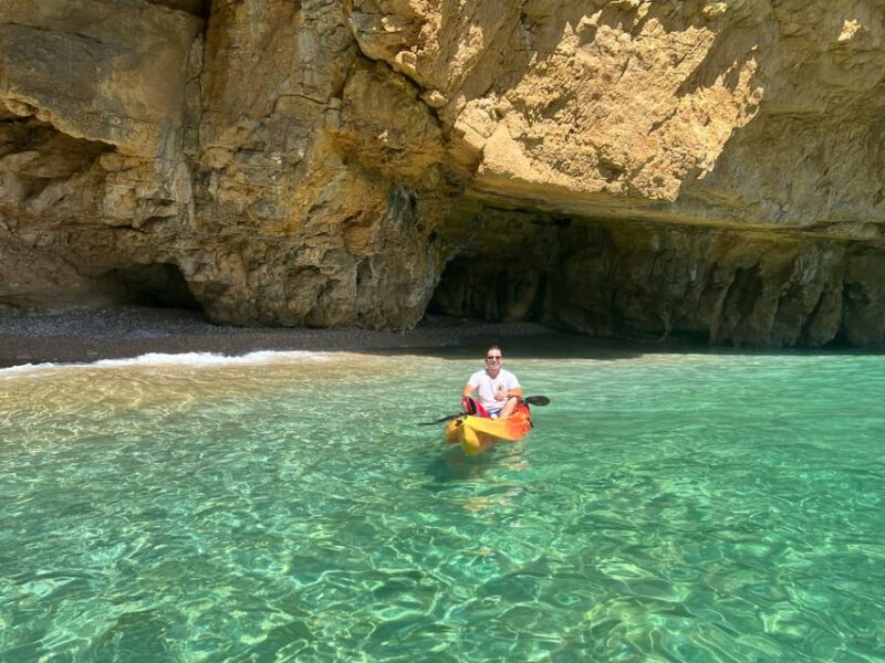 Kayak Route in Granadella Javea Llop Marí Cave, Cala En Caló - Itinerary