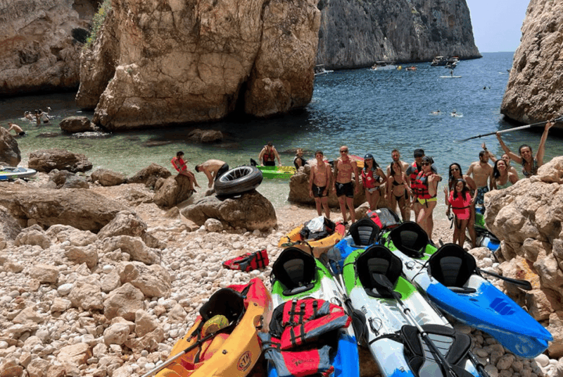 Kayak Route in Granadella Javea Llop Marí Cave, Cala En Caló - Starting Location