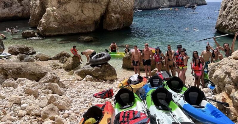 Kayak Route in Granadella Javea Llop Marí Cave, Cala En Caló - Return Location