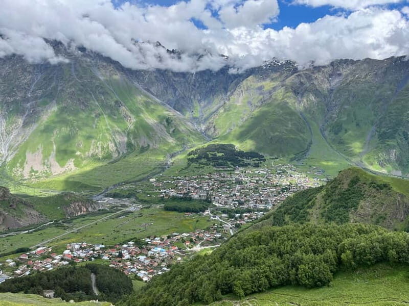 Kazbegi Day Trip (Jinvali, Ananuri, Gudauri, Gergeti church) - The Village of Stepantsminda and Mount Kazbek