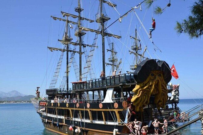 Kemer Pirate Boat Trip with transfer from Belek - Key Points