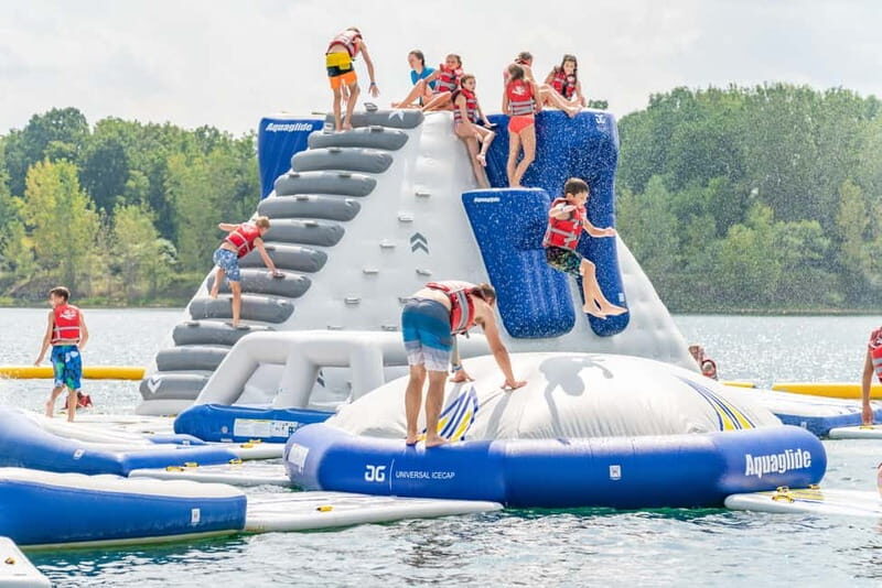 Kent: Aqua Park Inflatable Water Course Ticket for Two - Kent: Aqua Park Inflatable Water Course Ticket for Two — A Fun-Filled Outdoor Adventure