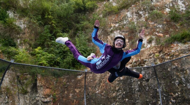 Kent: Outdoor Aeroduim Skydiving Experience - The Location and Setting: A Chalk Quarry with a View  