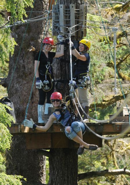 Ketchikan: Rainforest Zipline, Skybridge, & Rappel Adventure - Unimog Transportation to the Canopy Chalet