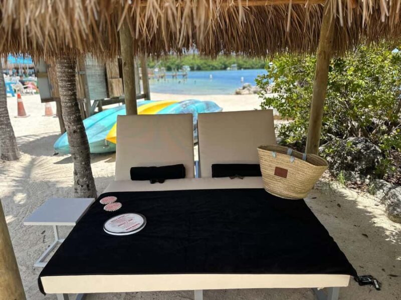 Key Largo: Private Beach Cabana - A Detailed Look at the Private Beach Cabana Experience