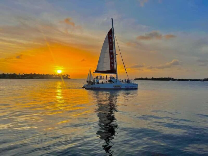 Key West Signature Sunset Cruise with Open Bar, Food & Music - Key Points