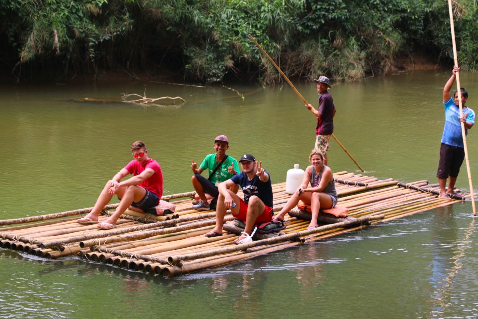 Khao Lak: Khao Sok Bamboo Rafting and Elephant Bathing Trip - Highlights of the Excursion