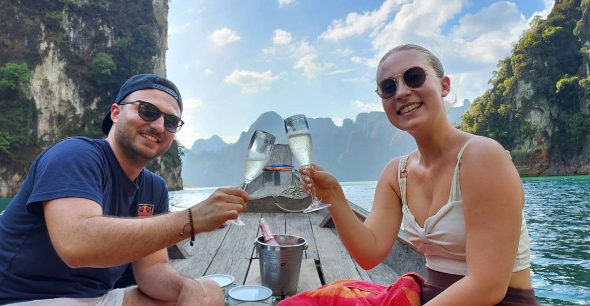 Khao Sok: Cheow Lan Lake Sunset Cruise W/ Drinks - Photo Stop at Khao Sam Kloe