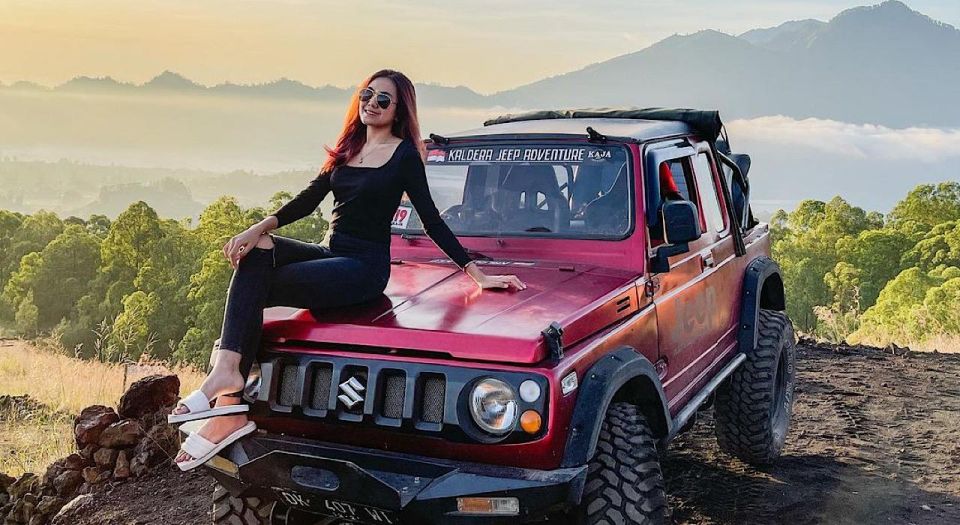 Kintamani Sunrise by 4WD Jeep And Trekking Experience - Relaxing at Batur Natural Hot Spring