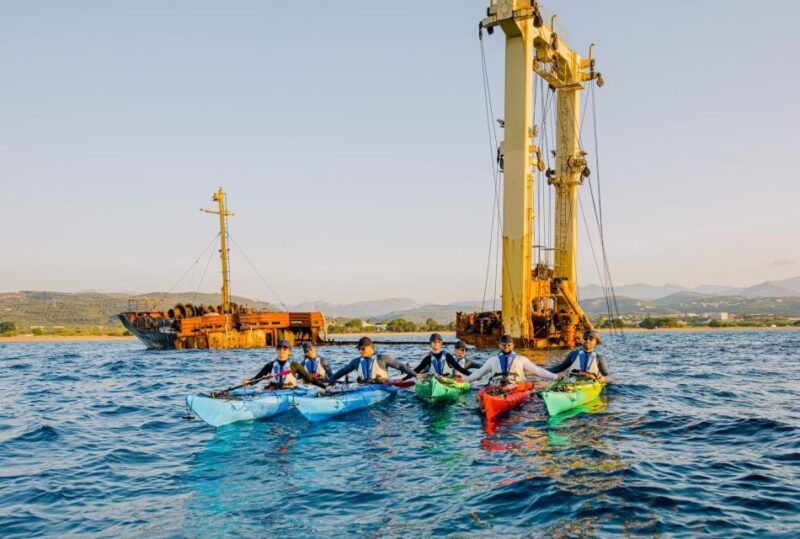Kissamos: Sunset Kayak Tour to Shipwreck & Exclusive Beach - Itinerary Details