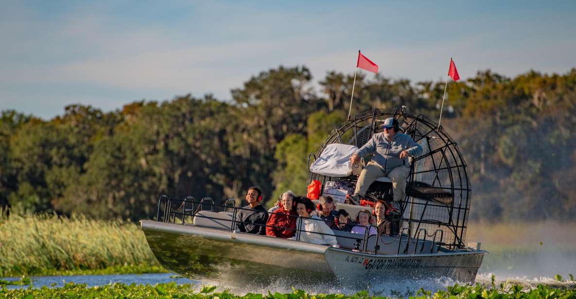 Kissimmee: Boggy Creek Airboat Ride With Optional Meal - Included