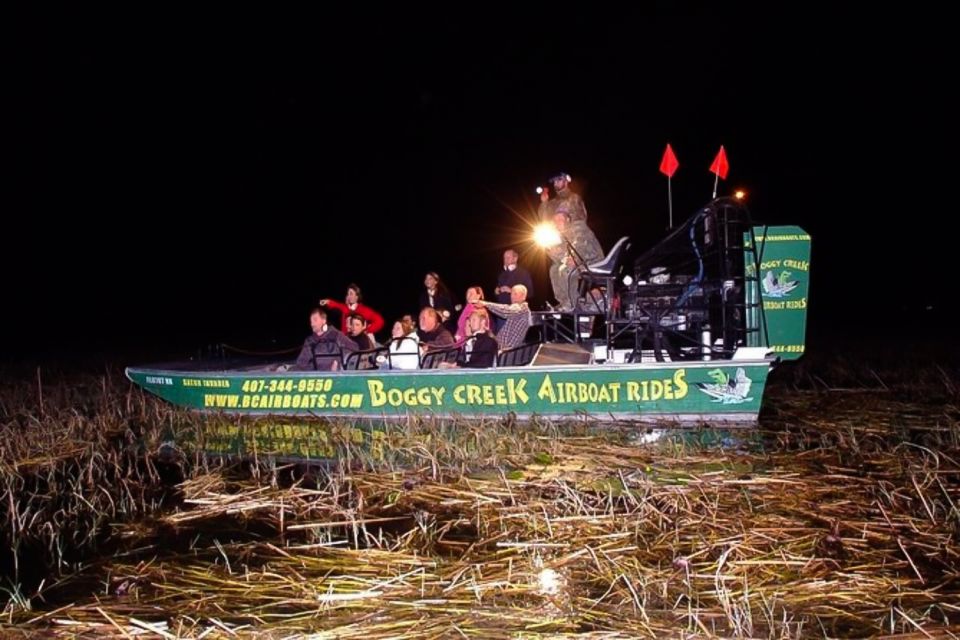 Kissimmee: Boggy Creek Airboats Adventures Night Tour Ticket - Restrictions and Policies