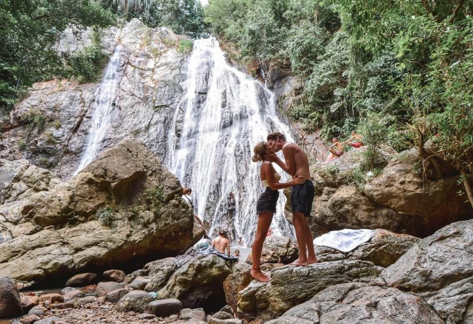 Koh Samui Waterfall And Mummified Monk Temple Tour - Discovering the Hidden Waterfall and Natural Pool