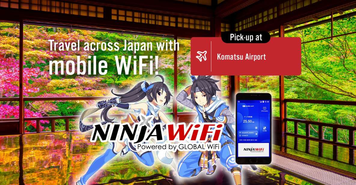 Komatsu Airport Mobile WiFi Rental - How to Reserve