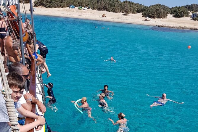 Koufonissia & Rina Cave With BBQ Lunch - Onboard Greek Barbecue