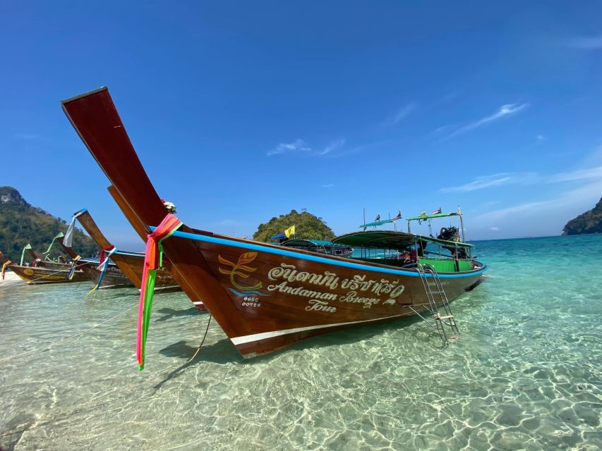 Krabi 4 Island One Day Tour by Speed Boat or Longtail Boat - Highlights of the Tour