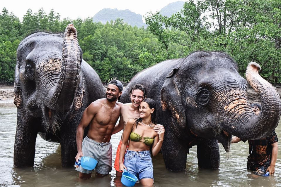 Krabi: Elephant Bathing Session at Krabi Elephant Shelter - Experience Highlights