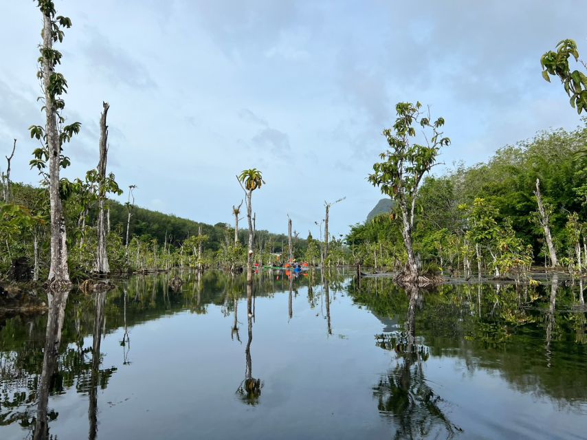 Krabi: Kayaking at Klong Nam Sai, Elephant Bathing & Feeding - Kayaking at the Crystal Lagoon