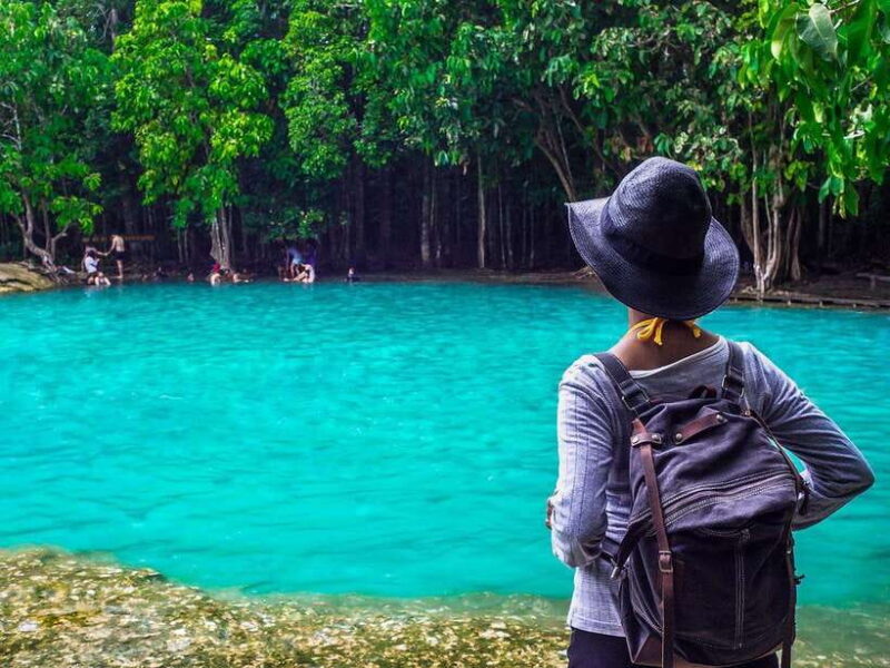 Krabi: Klongtom Hot Spring, Emerald Pool and Tiger Cave Tour - Emerald Pool